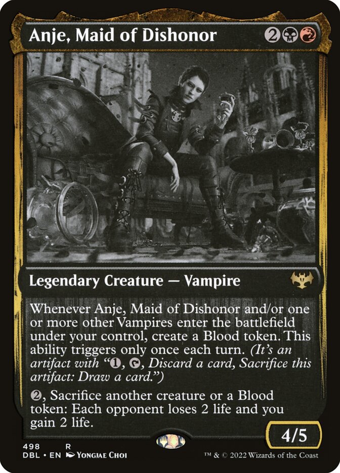 Magic the Gathering Card - Anje, Maid of Dishonor - MTG Circle