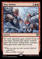 Magic the Gathering Card - Mass Mutiny - MTG Circle