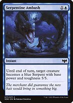 Magic the Gathering Card - Serpentine Ambush - MTG Circle