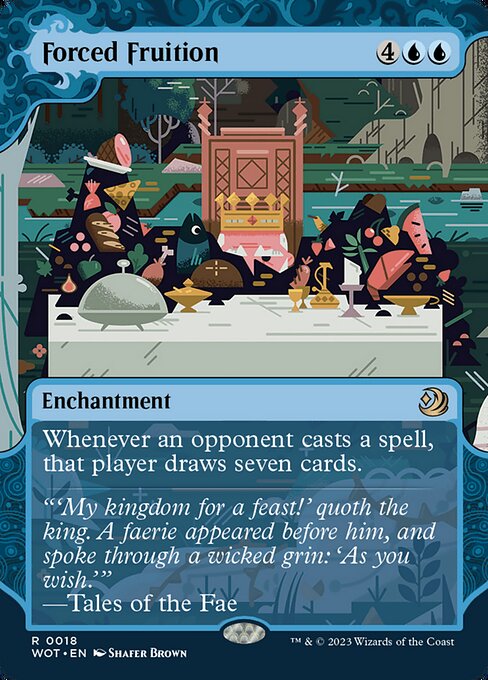 Magic the Gathering Card - Forced Fruition - MTG Circle