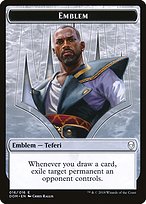 Magic the Gathering Card - Teferi, Hero of Dominaria Emblem - MTG Circle