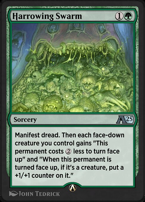 Magic the Gathering Card - Harrowing Swarm - MTG Circle
