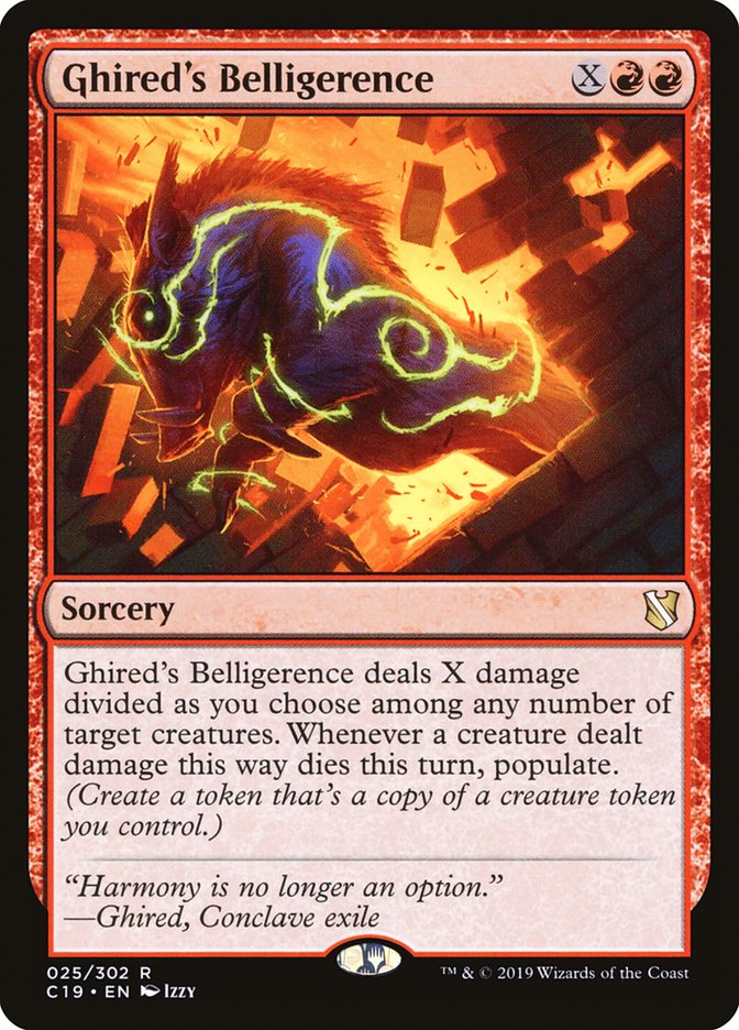 Magic the Gathering Card - Ghired's Belligerence - MTG Circle
