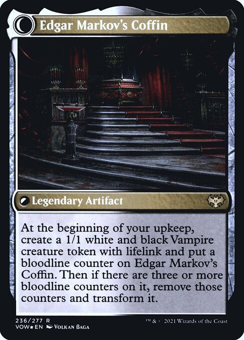 Magic the Gathering Card - Edgar Markov's Coffin - MTG Circle