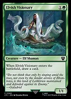 Magic the Gathering Card - Elvish Visionary - MTG Circle