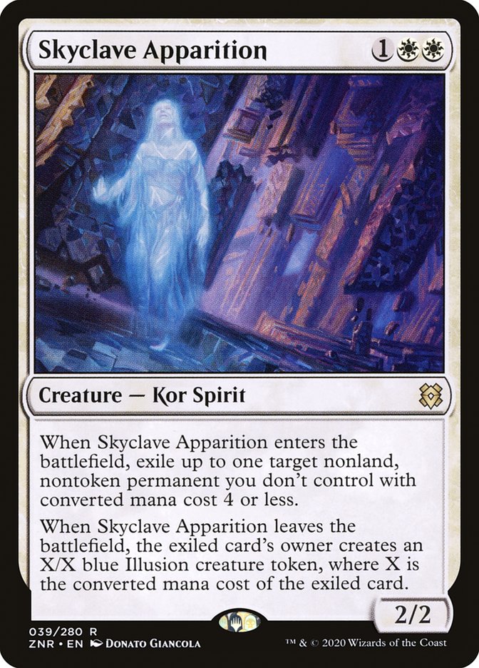 Magic the Gathering Card - Skyclave Apparition - MTG Circle
