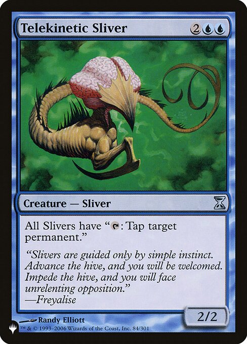 Magic the Gathering Card - Telekinetic Sliver - MTG Circle