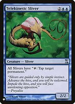 Magic the Gathering Card - Telekinetic Sliver - MTG Circle