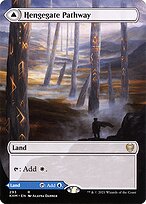 Magic the Gathering Card - Hengegate Pathway // Mistgate Pathway - MTG Circle