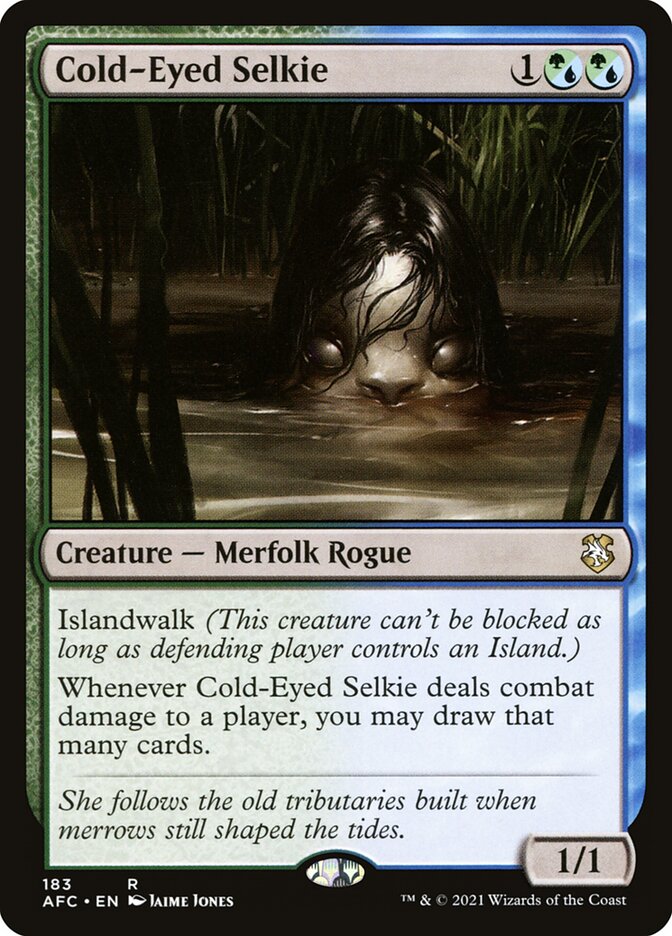 Magic the Gathering Card - Cold-Eyed Selkie - MTG Circle
