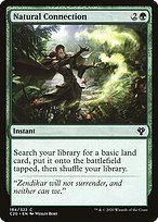 Magic the Gathering Card - Natural Connection - MTG Circle