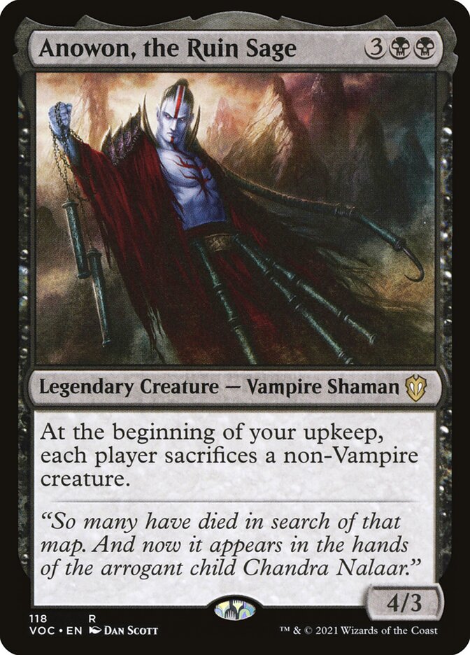 Magic the Gathering Card - Anowon, the Ruin Sage - MTG Circle