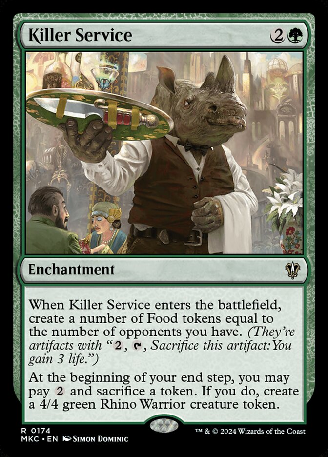 Magic the Gathering Card - Killer Service - MTG Circle
