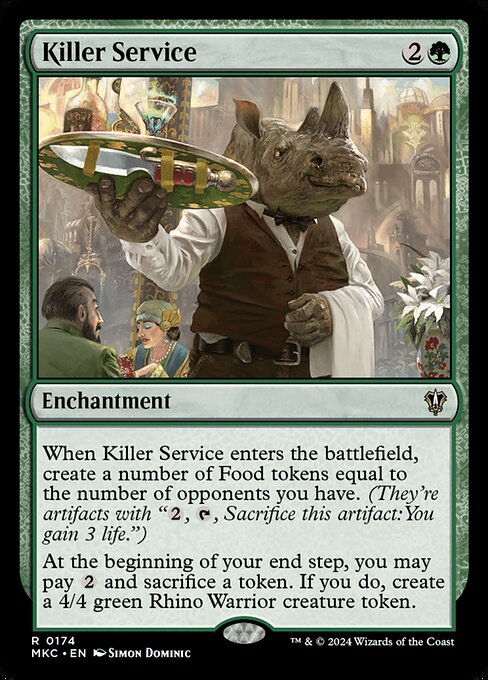 Magic the Gathering Card - Killer Service - MTG Circle