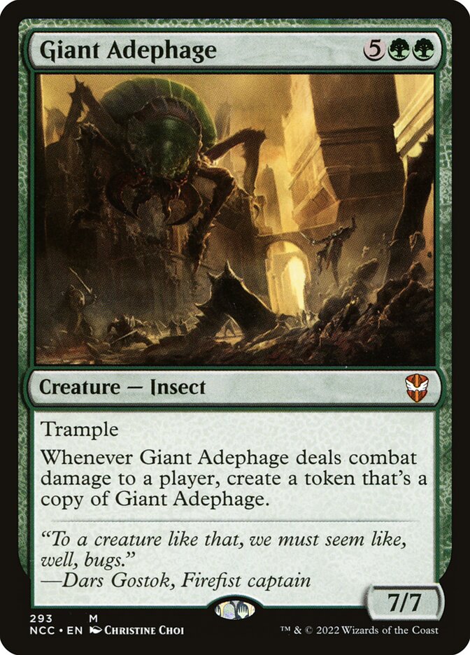 Magic the Gathering Card - Giant Adephage - MTG Circle