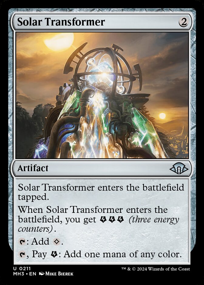 Magic the Gathering Card - Solar Transformer - MTG Circle