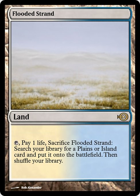 Magic the Gathering Card - Flooded Strand - MTG Circle