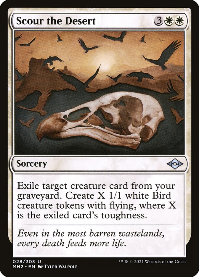 Magic the Gathering Card - Scour the Desert - MTG Circle