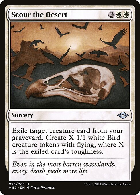 Magic the Gathering Card - Scour the Desert - MTG Circle