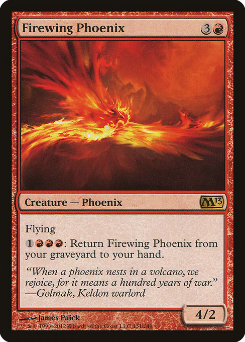 Magic the Gathering Card - Firewing Phoenix - MTG Circle
