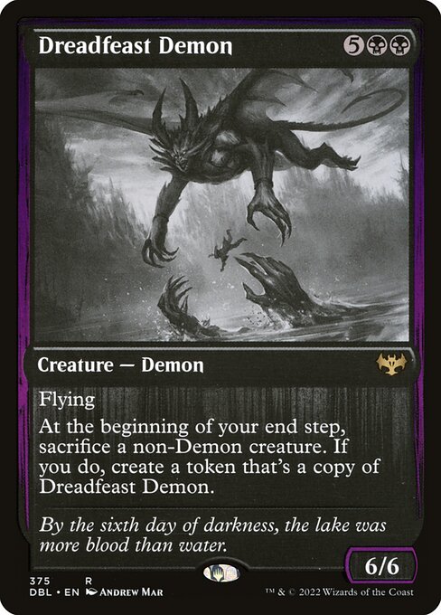 Magic the Gathering Card - Dreadfeast Demon - MTG Circle
