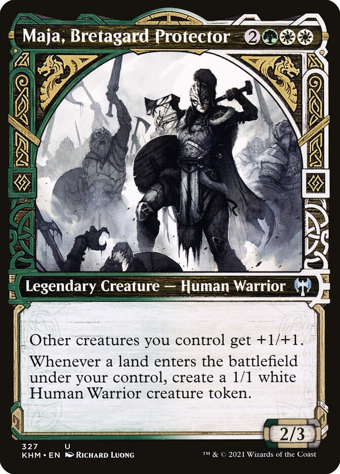 Magic the Gathering Card - Maja, Bretagard Protector - MTG Circle