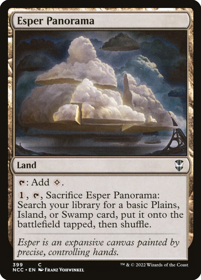 Magic the Gathering Card - Esper Panorama - MTG Circle