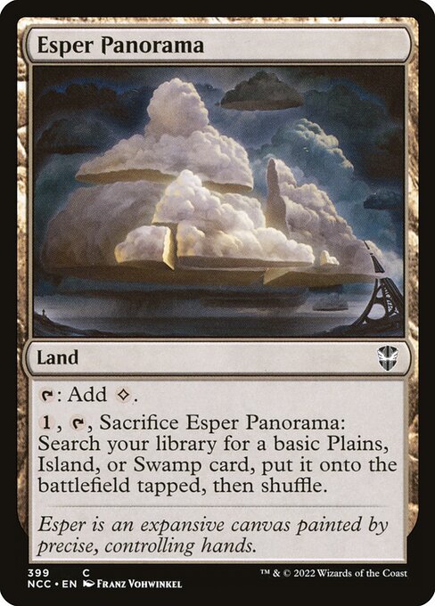 Magic the Gathering Card - Esper Panorama - MTG Circle