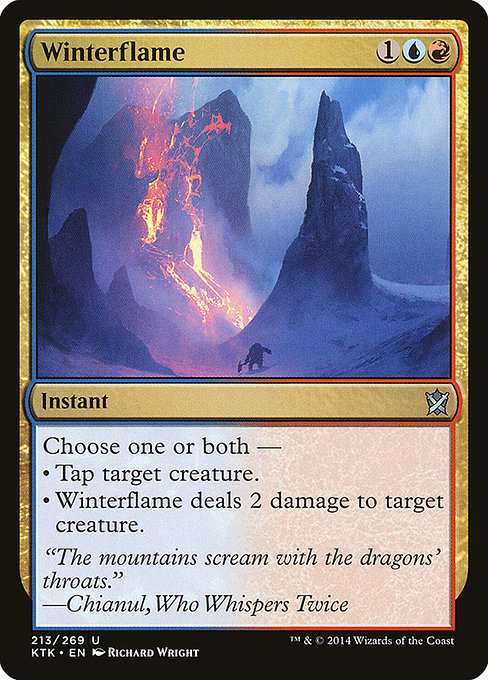 Magic the Gathering Card - Winterflame - MTG Circle
