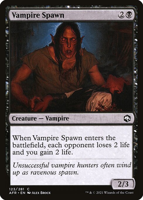 Magic the Gathering Card - Vampire Spawn - MTG Circle