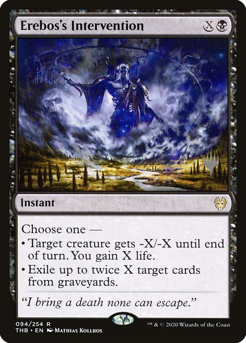 Magic the Gathering Card - Erebos's Intervention - MTG Circle