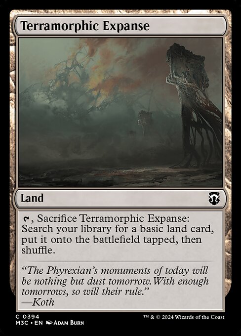 Magic the Gathering Card - Terramorphic Expanse - MTG Circle