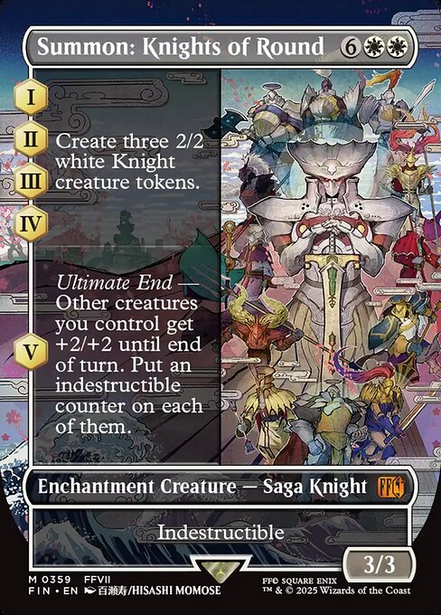 Magic the Gathering Card - Summon: Knights of Round - MTG Circle