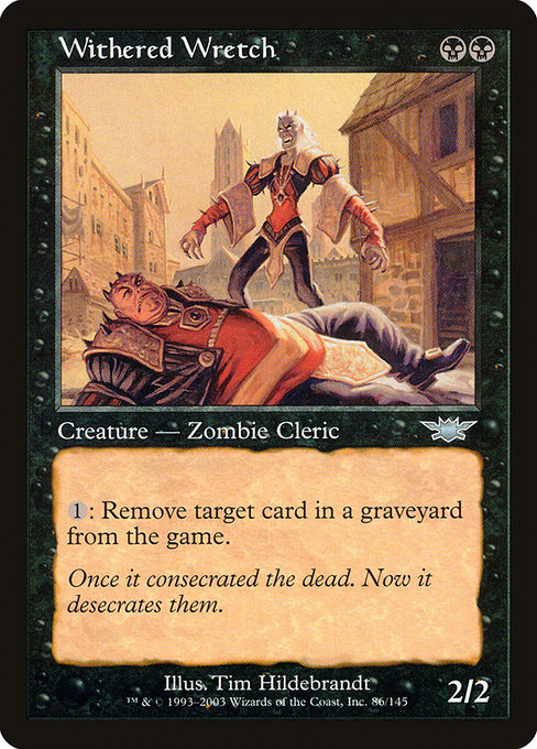 Magic the Gathering Card - Withered Wretch - MTG Circle