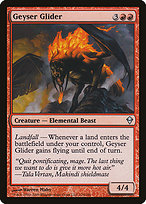 Magic the Gathering Card - Geyser Glider - MTG Circle