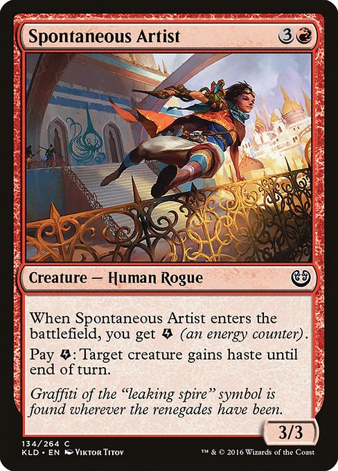 Magic the Gathering Card - Spontaneous Artist - MTG Circle