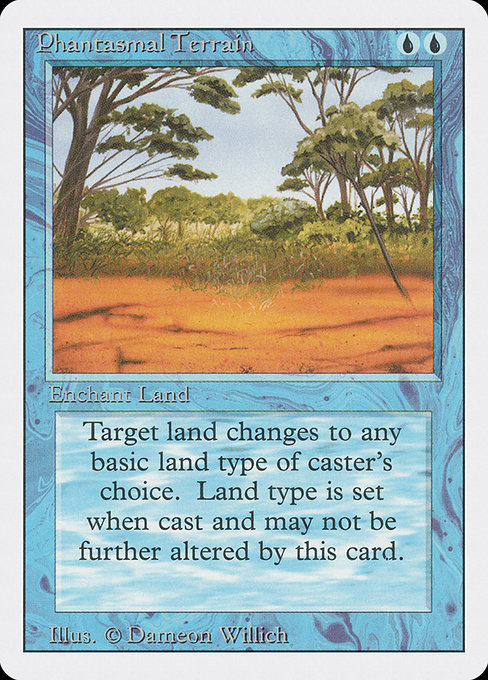 Magic the Gathering Card - Phantasmal Terrain - MTG Circle
