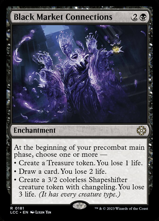 Magic the Gathering Card - Black Market Connections - MTG Circle