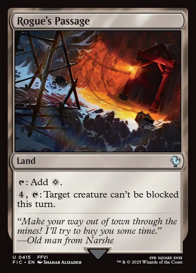 Magic the Gathering Card - Rogue's Passage - MTG Circle