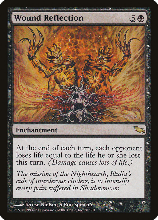 Magic the Gathering Card - Wound Reflection - MTG Circle