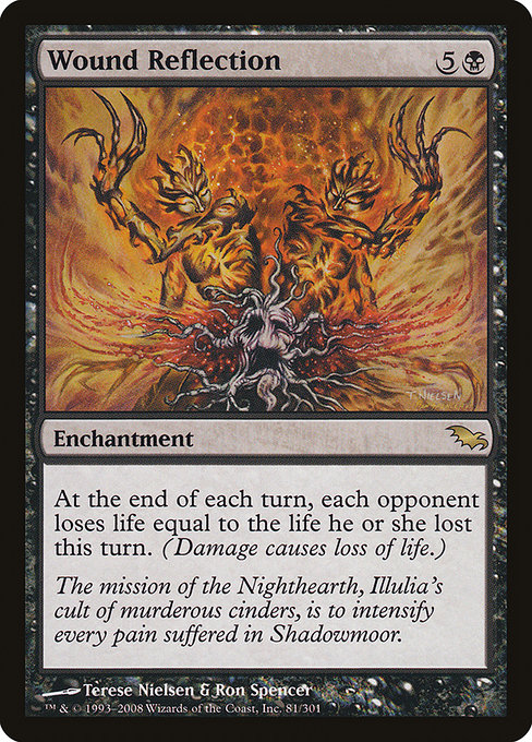 Magic the Gathering Card - Wound Reflection - MTG Circle