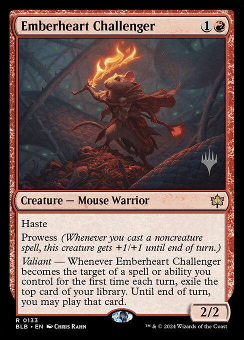 Magic the Gathering Card - Emberheart Challenger - MTG Circle