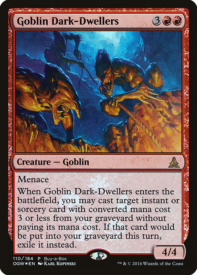 Magic the Gathering Card - Goblin Dark-Dwellers - MTG Circle