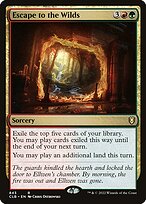 Magic the Gathering Card - Escape to the Wilds - MTG Circle