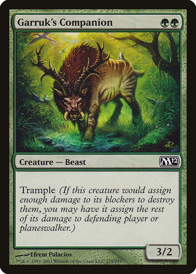 Magic the Gathering Card - Garruk's Companion - MTG Circle