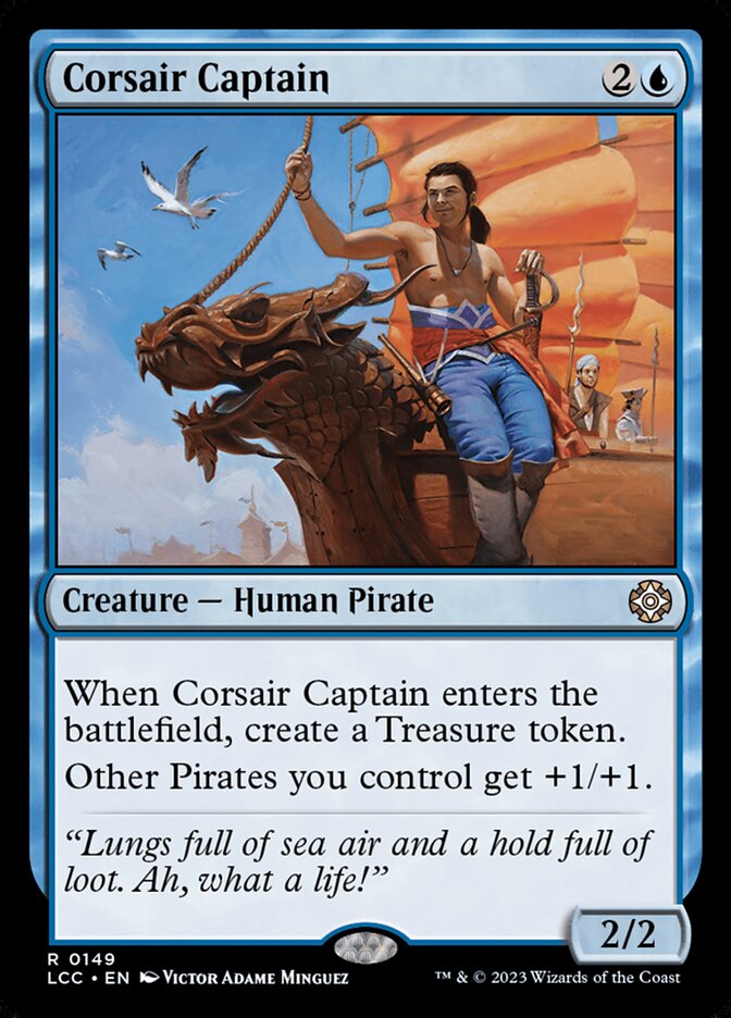 Magic the Gathering Card - Corsair Captain - MTG Circle
