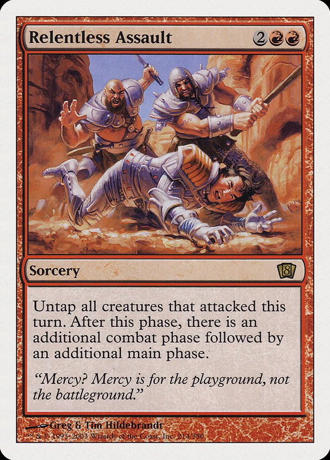 Magic the Gathering Card - Relentless Assault - MTG Circle