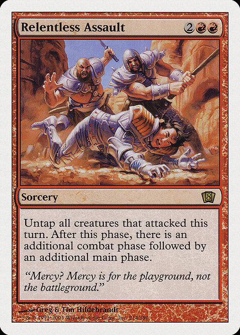 Magic the Gathering Card - Relentless Assault - MTG Circle