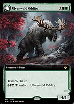 Magic the Gathering Card - Ulvenwald Oddity // Ulvenwald Behemoth - MTG Circle