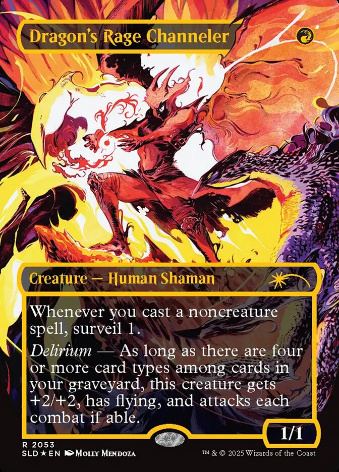 Magic the Gathering Card - Dragon's Rage Channeler - MTG Circle